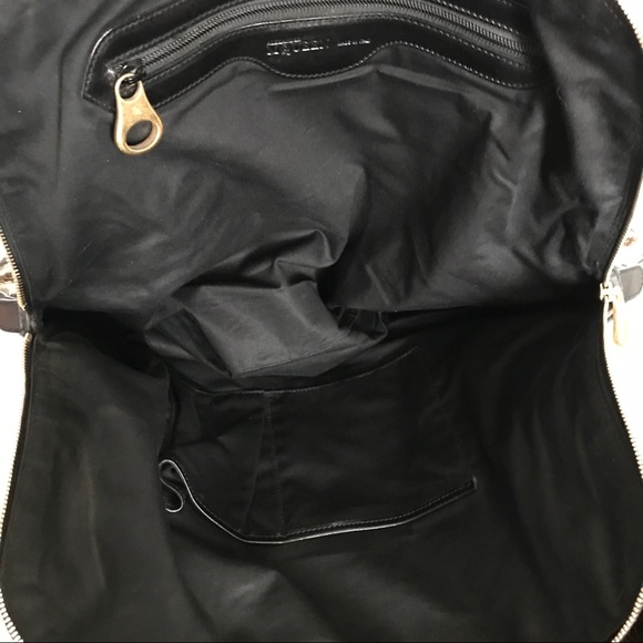 🎭 SOLD 🎭 ALEXANDER McQUEEN Bronze Flapper Tote - Picture 4 of 7